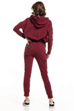 Straight-Cut Trousers with Drawstring Waist and Pockets