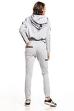 Straight-Cut Trousers with Drawstring Waist and Pockets