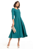 Elegant Maxi Dress with Covered Zipper for Any Occasion
