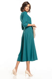 Elegant Maxi Dress with Covered Zipper for Any Occasion