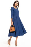 Elegant Maxi Dress with Zipper for Any Occasion