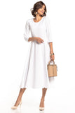 Elegant Maxi Dress with Covered Zipper for Any Occasion