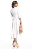 Elegant Maxi Dress with Covered Zipper for Any Occasion