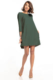 Pleated Back Dress with Pockets for Any Occasion