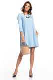 Pleated Back Dress with Pockets for Any Occasion