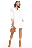 Pleated Back Dress with Pockets for Any Occasion