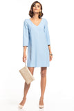 Sweetheart Neckline Dress with Back Pleat Detail