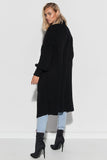 Retro-Inspired Heart Neckline Women's Sweater with Pockets