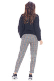 Stylish Tapered Check Trousers for Office & City Wear