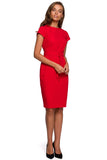 Chic Minimalist Bodycon Dress with Double Belt Detail