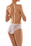 Elegant Lace Trim Panties with Smooth Front Design