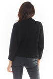 Cozy Batwing Half-Zip Sweater in Soft Warm Fabric