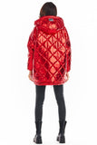 Oversized Quilted Jacket with Hood and Pockets