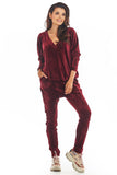 Warm Velour Straight Leg Trousers in 4 Colors