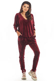 Warm Velour Straight Leg Trousers in 4 Colors