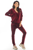 Warm Velour Straight Leg Trousers in 4 Colors