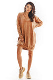 Versatile Stretchy Polyester Blend Dress
