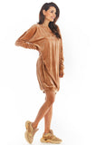 Versatile Stretchy Polyester Blend Dress