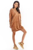 Versatile Stretchy Polyester Blend Dress