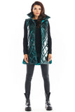 Quilted Warm Vest with High Collar - 4 Autumn Colors