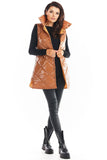 Quilted Warm Vest with High Collar - Autumn Essential in 4 Colors