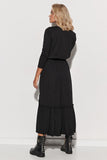 Elegant Maxi Dress with Frills for Stunning Outings