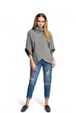 Warm Turtleneck Sweatshirt with Cozy Sweater Style