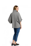 Warm Turtleneck Sweatshirt with Cozy Sweater Style
