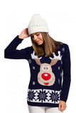 Limited Edition Christmas Reindeer Motif Sweater