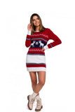 Limited Edition Christmas Reindeer Sweater Dress