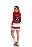 Limited Edition Christmas Reindeer Sweater Dress