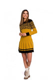 Festive Two-Tone Sweater Dress - Limited Edition Holiday Style
