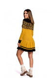 Festive Two-Tone Sweater Dress - Limited Edition Holiday Style