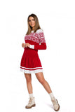 Limited Edition Two-Tone Christmas Sweater Dress