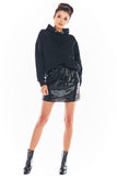 Sequined Mini Skirt with Lining and Elastic Band