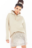 Sequined Mini Skirt with Perfect Fit Elastic Band