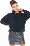 Sequined Mini Skirt with Lining and Elastic Band