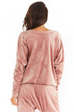 Feminine V-Neck Top with Long Sleeves - 4 Colors Available