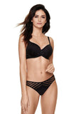 Seamless Lace Back Bra with Adjustable Straps and Whalebones