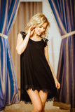 Charming Floral Lace Slip Dress for All Figures