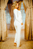 Pangkor Long Sleeve Pajama Set with Tulle Frills