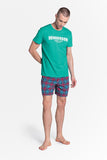 Comfortable Two-Piece Men's Pajama Set with Stylish Print
