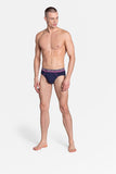 Intriguing Pink & Navy Blue Men's Briefs Set