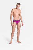 Intriguing Pink & Navy Blue Men's Briefs Set