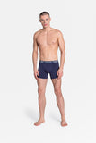 Sporty Men's Boxers - 2-Pack in Grey & Navy Blue