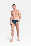 Comfortable Men's Cotton Briefs with Mosaic Pattern