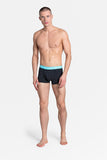 Mosaic Pattern Men's Boxer Shorts 2-Pack - Black & Navy
