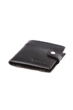 Vintage Unisex Leather Wallet with Clip Closure