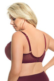 Burgundy Lace Paradise K496 Bra for Elegant Comfort