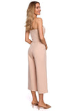 Empowering Corset Suit with Draped Bow Detail